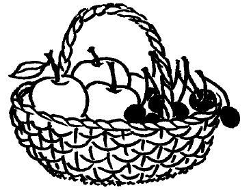 Zeichnung Obstkorb